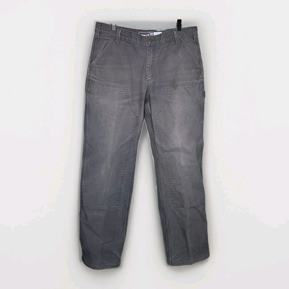 Carhartt 66x32 Rugged Flex Relaxed Double Knee Distressed Utility Work Pant